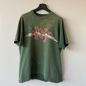 Green Day dookie band tee L